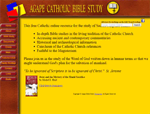 Tablet Screenshot of agapebiblestudy.com